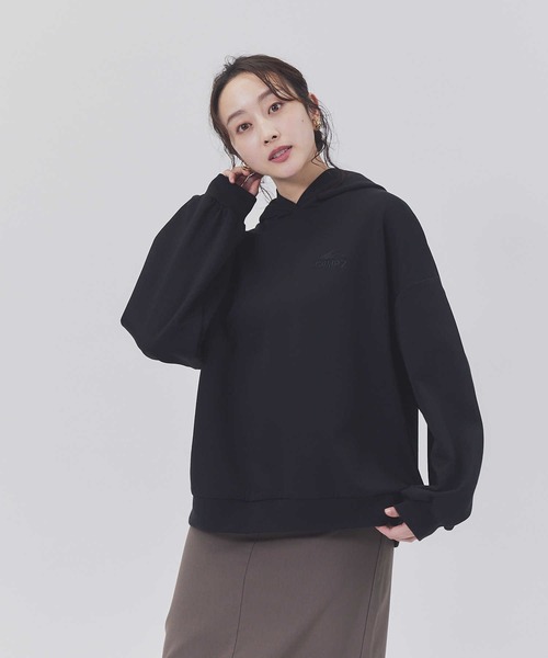 CAMP7(キャンプセブン)の「【CAMP7】フードエンボスパーカー(パーカー・レディース・ベージュ/オフホワイト/ブラック・M/L)」の5枚目の写真