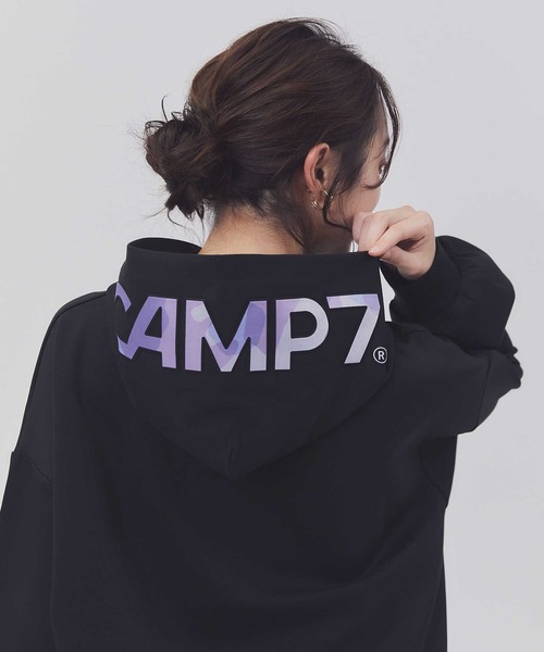 CAMP7(キャンプセブン)の「【CAMP7】フードエンボスパーカー(パーカー・レディース・ベージュ/オフホワイト/ブラック・M/L)」の6枚目の写真