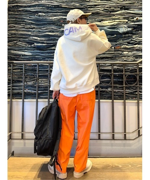 CAMP7(キャンプセブン)の「【CAMP7】フードエンボスパーカー(パーカー・レディース・ベージュ/オフホワイト/ブラック・M/L)」の14枚目の写真