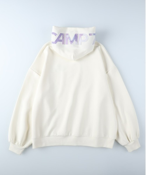 CAMP7(キャンプセブン)の「【CAMP7】フードエンボスパーカー(パーカー・レディース・ベージュ/オフホワイト/ブラック・M/L)」の20枚目の写真