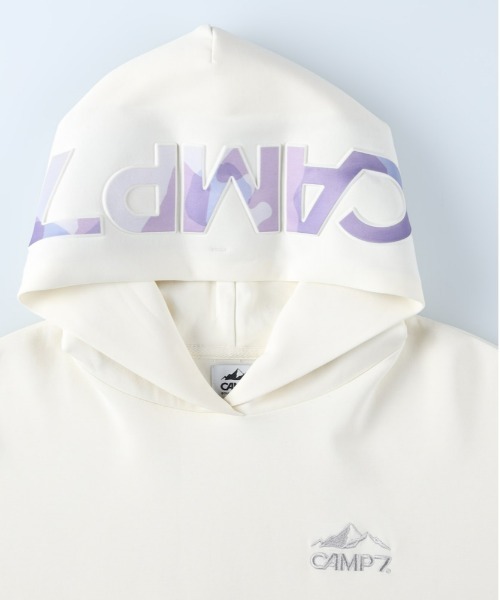 CAMP7(キャンプセブン)の「【CAMP7】フードエンボスパーカー(パーカー・レディース・ベージュ/オフホワイト/ブラック・M/L)」の21枚目の写真