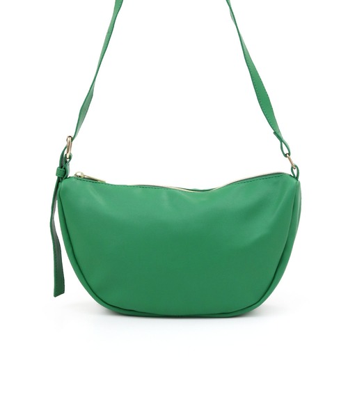 T・S・L（ティーエスエル）の「ハーフムーンショルダーバッグ（ショルダーバッグ・レディース・チャコールグレー/レモンイエロー/アイボリー/グリーン・FREE）」の13枚目の写真