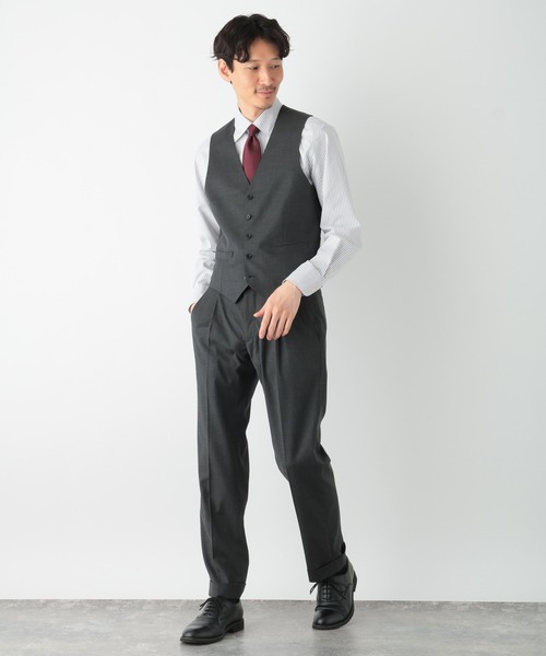 【セール】ストレッチTRベスト/Salon de GW/164239（スーツベスト）｜GLOBAL WORK（グローバルワーク）