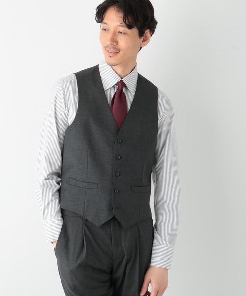 【セール】ストレッチTRベスト/Salon de GW/164239（スーツベスト）｜GLOBAL WORK（グローバルワーク）