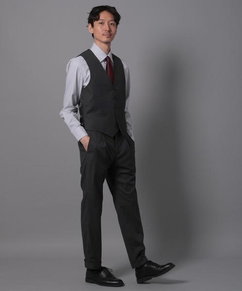 【セール】ストレッチTRベスト/Salon de GW/164239（スーツベスト）｜GLOBAL WORK（グローバルワーク）