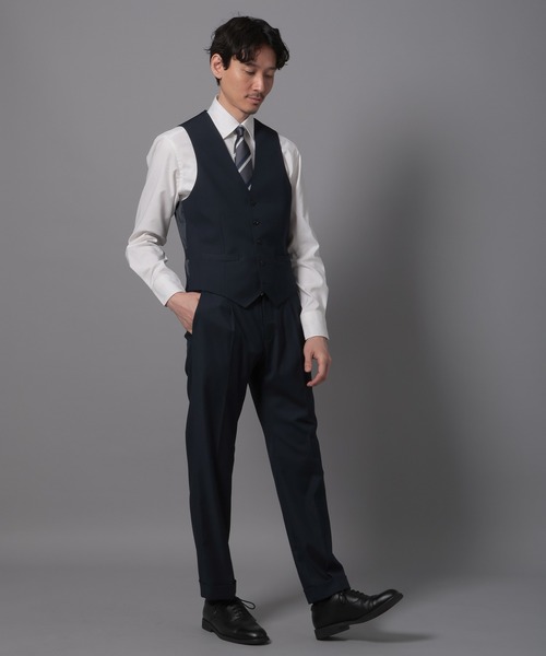 【セール】ストレッチTRベスト/Salon de GW/164239（スーツベスト）｜GLOBAL WORK（グローバルワーク）