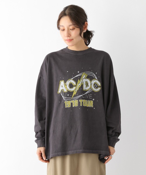 LEPSIM(レプシィム)の「【GOOD ROCK SPEED】ACDCプリントロンT 179316(Tシャツ/カットソー・レディース・グレー・FREE)」の3枚目の写真