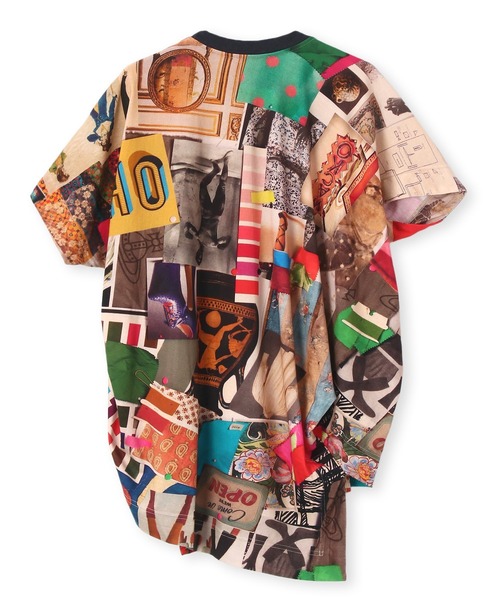 Vivienne Westwood】MOODBOARD PRINT ウィンドTシャツ ロゴ