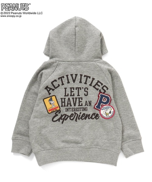 F.O.KIDS(エフオーキッズ)の「F.O.KIDS/エフオーキッズ PEANUTS フーディ パーカー(パーカー・キッズ・レッド/ネイビー/グレー・130/120/140)」の2枚目の写真