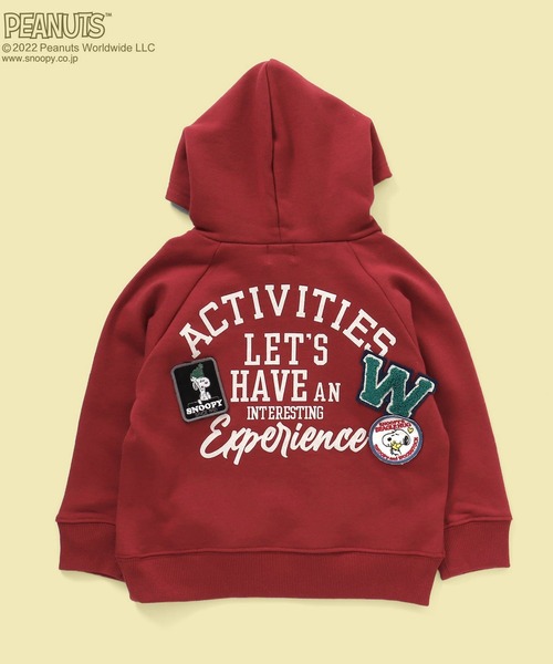 F.O.KIDS(エフオーキッズ)の「F.O.KIDS/エフオーキッズ PEANUTS フーディ パーカー(パーカー・キッズ・レッド/ネイビー/グレー・130/120/140)」の3枚目の写真