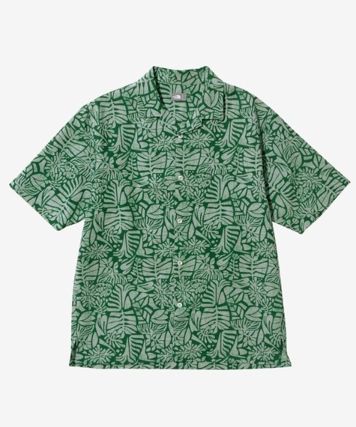 THE NORTH FACE(ザノースフェイス)の「THE NORTH FACE/ザ・ノース・フェイス S/S Aloha Vent Shirt/ショートスリーブアロハベントシャツ 半袖シャツ/アロハシャツ 撥水/UVケア 総柄 オープンカラー NR22330(シャツ/ブラウス・メンズ・ネイビー/グレー/ネイビー×ホワイト/ブラック×ブラック/グリーン系その他/レッド系その他/ネイビー系/グリーン系その他2/ブルー系その他/ベージュ系その他/グレー系その他・S/M/L/XL)」の5枚目の写真