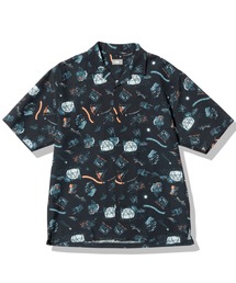THE NORTH FACE/ザ・ノース・フェイス  S/S Aloha Vent Shirt/ショートスリーブアロハベントシャツ 半袖シャツ/アロハシャツ 撥水/UVケア 総柄 オープンカラー NR22330