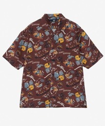 THE NORTH FACE/ザ・ノース・フェイス S/S Aloha Vent Shirt/ショートスリーブアロハベントシャツ 半袖シャツ/アロハシャツ 撥水/UVケア 総柄 オープンカラー NR22330