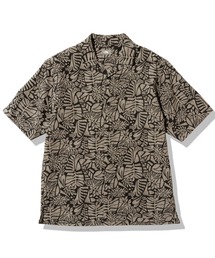 THE NORTH FACE/ザ・ノース・フェイス S/S Aloha Vent Shirt/ショートスリーブアロハベントシャツ 半袖シャツ/アロハシャツ 撥水/UVケア 総柄 オープンカラー NR22330