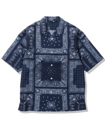 THE NORTH FACE/ザ・ノース・フェイス S/S Aloha Vent Shirt/ショートスリーブアロハベントシャツ 半袖シャツ/アロハシャツ 撥水/UVケア 総柄 オープンカラー NR22330