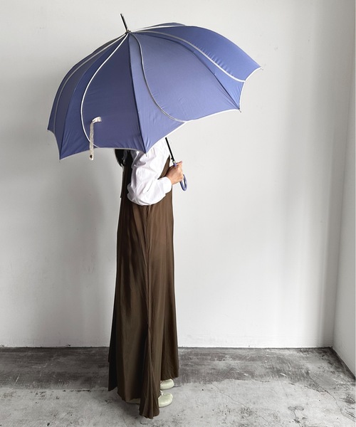 COMMON WARE(コモンウェアー)の「NT : フレラ傘 晴雨兼用花びら傘 UV 60cm(長傘・レディース・ライトパープル/バイオレット/ピンクベージュ・FREE)」の1枚目の写真