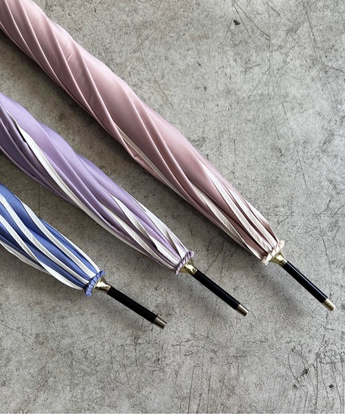 COMMON WARE(コモンウェアー)の「NT : フレラ傘 晴雨兼用花びら傘 UV 60cm(長傘・レディース・ライトパープル/バイオレット/ピンクベージュ・FREE)」の10枚目の写真