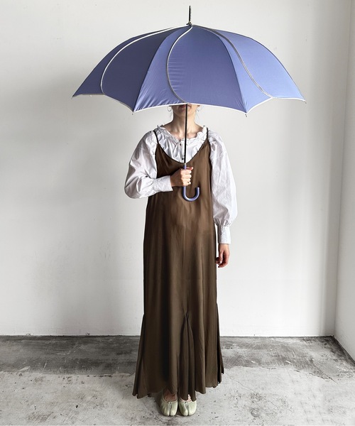 COMMON WARE(コモンウェアー)の「NT : フレラ傘 晴雨兼用花びら傘 UV 60cm(長傘・レディース・ライトパープル/バイオレット/ピンクベージュ・FREE)」の11枚目の写真