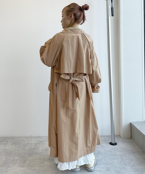 w closet（ダブルクローゼット）の「ハイネックナイロンロングコート