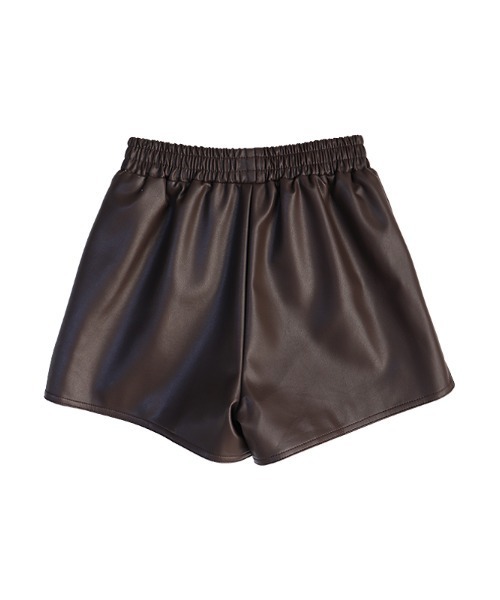 ACYM(アシーム)の「Relax leather short パンツ(その他パンツ・レディース・アイボリー/ブラウン・FREE)」の19枚目の写真