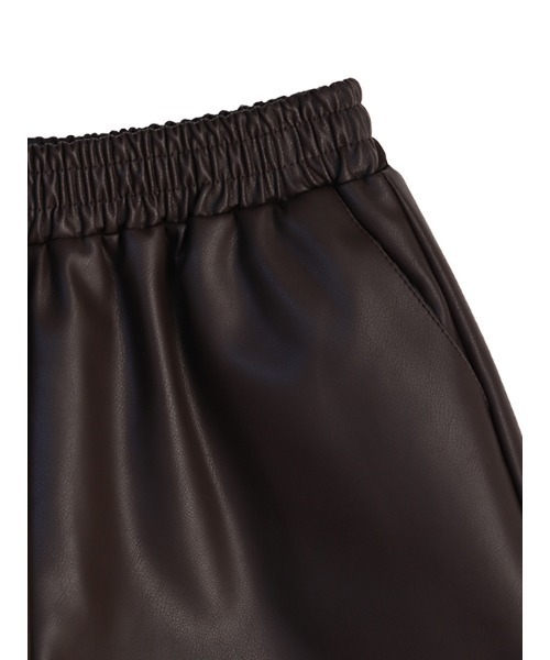 ACYM(アシーム)の「Relax leather short パンツ(その他パンツ・レディース・アイボリー/ブラウン・FREE)」の18枚目の写真