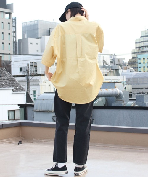 THE SHINZONE（ザ　シンゾーン）の「THE SHINZONE/シンゾーン　ワイドスリーブシャツ　WIDE SLEEVE SHIRT　22MMSBL10（シャツ/ブラウス・レディース・イエロー/ブルー/ホワイト・36）」の15枚目の写真