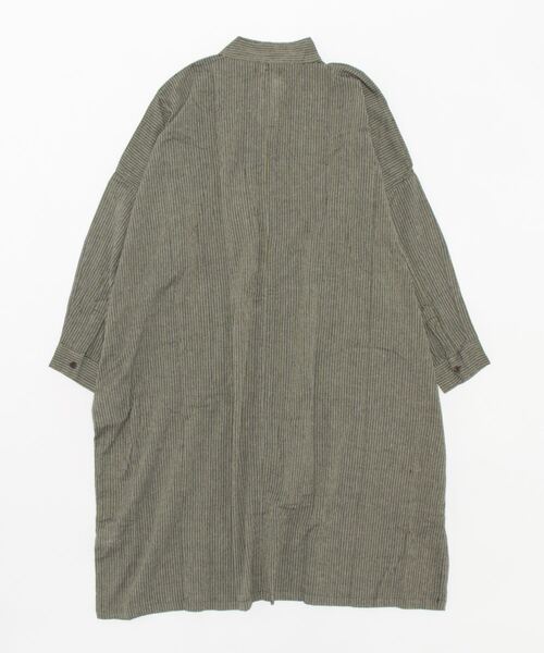 チャイハネ（チャイハネ）の「【チャイハネ】チャキバンドカラーシャツワンピース（シャツワンピース・レディース・ブルー/カーキ/ブラック/ブラウン/ナチュラル・FREE）」の10枚目の写真