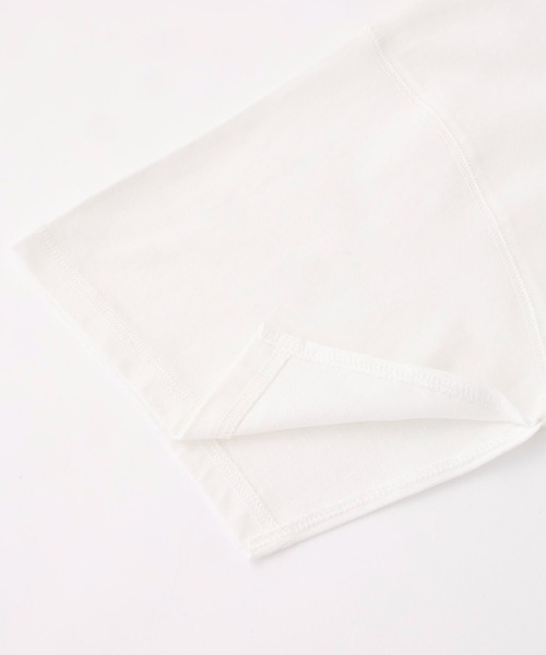 MILKFED.（ミルクフェド）の「ORANGE SS TOP（Tシャツ/カットソー・レディース・ライトブルー/ホワイト/オレンジ・ONE SIZE）」の4枚目の写真