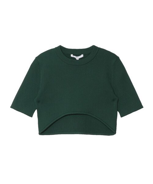 セール】H/S SHORT KT TOP / ハーフスリーブニットトップ