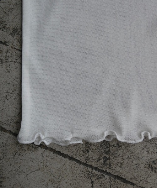 TRUNC（トランクエイティーエイト）の「Sheer Highneck Pullover（Tシャツ/カットソー・レディース・アイボリー/ブラック・FREE）」の4枚目の写真