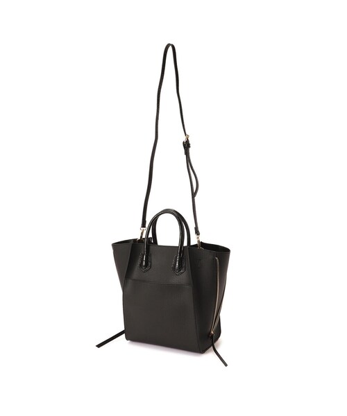 FREE'S MART(フリーズマート)の「サイドジップトートバッグ(トートバッグ・レディース・ホワイト/ブラック/カーキ・フリ-)」の6枚目の写真