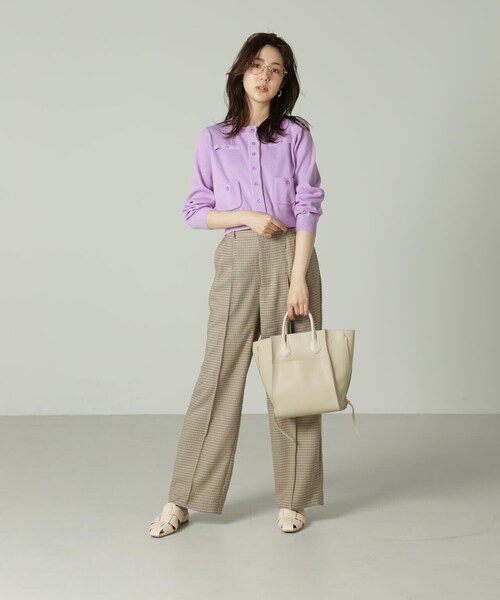 FREE'S MART(フリーズマート)の「サイドジップトートバッグ(トートバッグ・レディース・ホワイト/ブラック/カーキ・フリ-)」の19枚目の写真