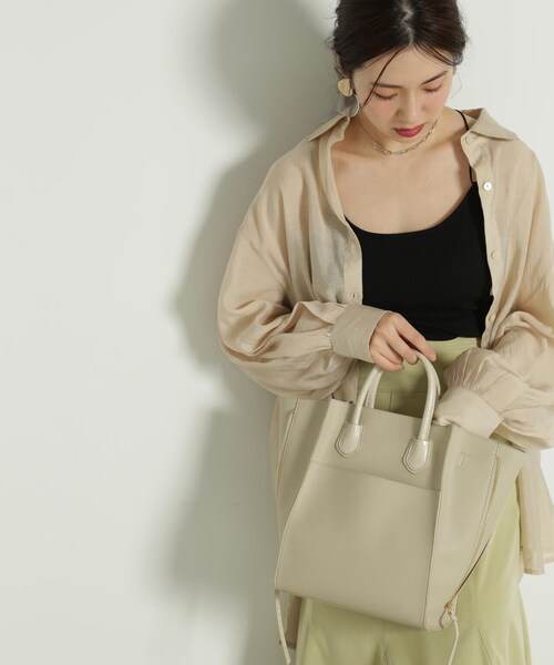 FREE'S MART(フリーズマート)の「サイドジップトートバッグ(トートバッグ・レディース・ホワイト/ブラック/カーキ・フリ-)」の20枚目の写真