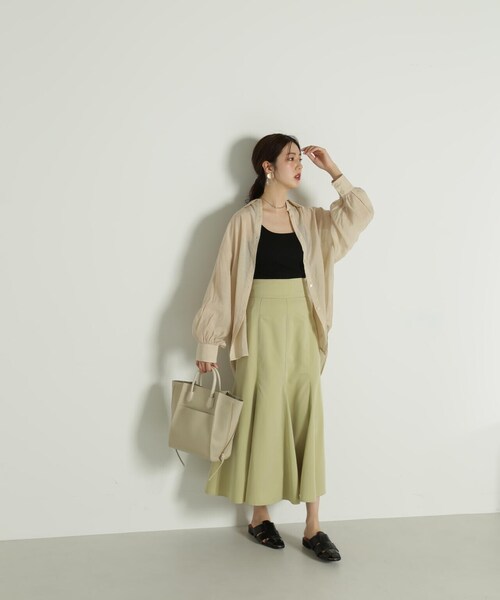 FREE'S MART(フリーズマート)の「サイドジップトートバッグ(トートバッグ・レディース・ホワイト/ブラック/カーキ・フリ-)」の21枚目の写真