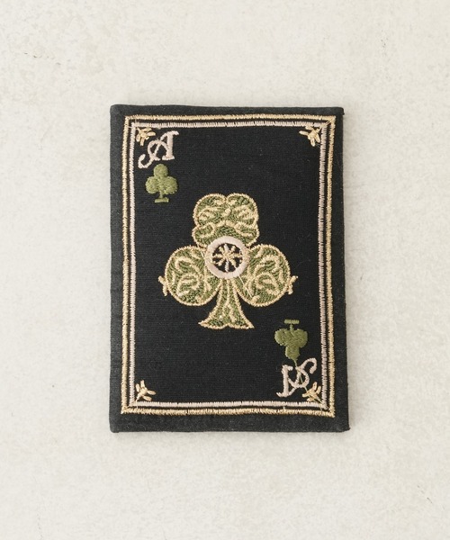 セール】トランプ刺繍ミラー（手鏡/メイクミラー）｜BIRTHDAY BAR