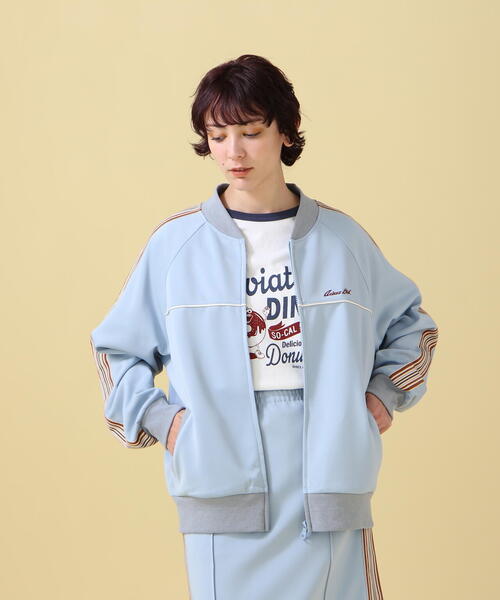 AVIREX（アヴィレックス）の「MA-1 TRUCKER JACKET/ MA-1トラッカージャケット（ジャージ・レディース・オリーブ系/ブルー系その他3・F）」の3枚目の写真