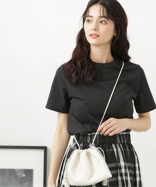 LB.04/汗染み防止加工＋接触冷感機能クルーネックカットトップス