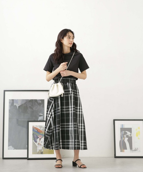 LB.04/汗染み防止加工＋接触冷感機能クルーネックカットトップス