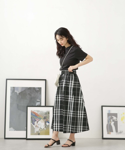 LB.04/汗染み防止加工＋接触冷感機能クルーネックカットトップス