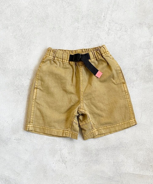 BIG FIELD（ビッグフィールド）の「ピグメントクライミングショーツ(80～150cm)（その他パンツ・キッズ・オレンジ/パープル/キャメル/ピンク/グリーン/ブルー・90/95/100/110/120/130/150/140/80）」の5枚目の写真