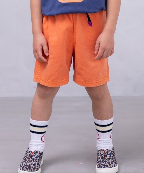 BIG FIELD（ビッグフィールド）の「ピグメントクライミングショーツ(80～150cm)（その他パンツ・キッズ・オレンジ/パープル/キャメル/ピンク/グリーン/ブルー・90/95/100/110/120/130/150/140/80）」の6枚目の写真