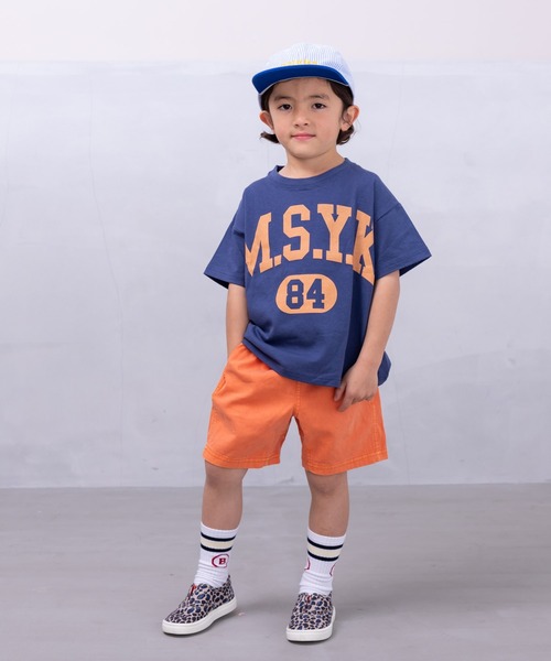 BIG FIELD（ビッグフィールド）の「ピグメントクライミングショーツ(80～150cm)（その他パンツ・キッズ・オレンジ/パープル/キャメル/ピンク/グリーン/ブルー・90/95/100/110/120/130/150/140/80）」の8枚目の写真