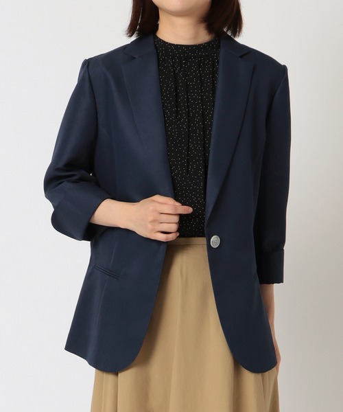 TOKYO SHIRTS（トウキョウシャツ）の「麻見えベーシック七分袖