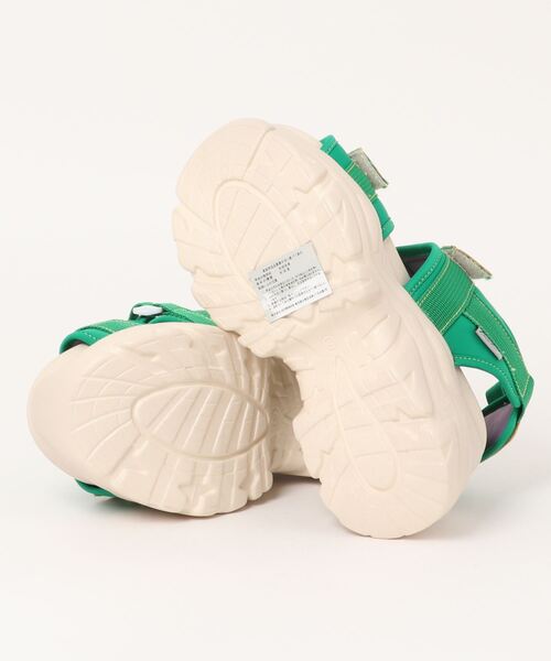 YOSUKE(ヨースケ)の「「YOSUKE/ヨースケ」厚底ベルティッドサンダル(サンダル・レディース・グリーン/アイボリー/ブラック/グレー/ブラック×ホワイト/カーキ/シルバー/ブラック×パープル/ブラック×ブルー・S/M/L/LL)」の11枚目の写真