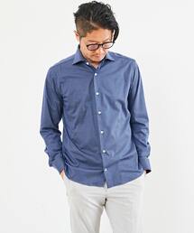 MEN'S MELROSE | HITOYOSHI Wネームプレミアムジャージワイドカラーシャツ(シャツ/ブラウス)