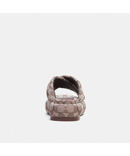 Coach ペネロペ ロゴ ジャカード プラットフォームサンダル Coach ペネロペ ロゴ ジャカード プラットフォームサンダル