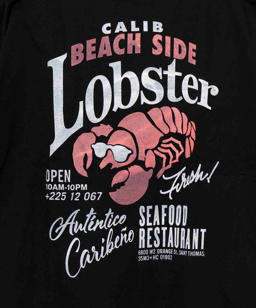 MAISON SPECIAL(メゾンスペシャル)の「《ユニセックスアイテム》「Lobster」ハンドプリントオーバーサイズクルーネックTシャツ【MAISON SPECIAL/メゾンスペシャル】(Tシャツ/カットソー・メンズ・ホワイト/ブラック・1/2/0)」の8枚目の写真