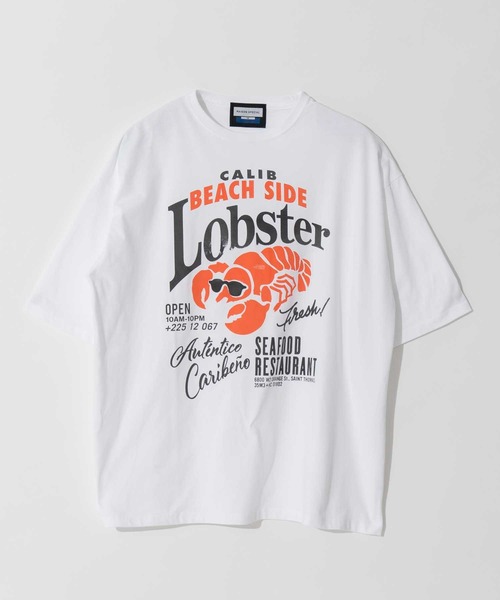 MAISON SPECIAL(メゾンスペシャル)の「《ユニセックスアイテム》「Lobster」ハンドプリントオーバーサイズクルーネックTシャツ【MAISON SPECIAL/メゾンスペシャル】(Tシャツ/カットソー・メンズ・ホワイト/ブラック・1/2/0)」の10枚目の写真