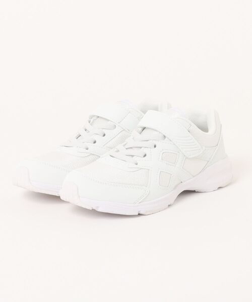 MoonStar(ムーンスター)の「《moonstar》エアログライド AG J001(スニーカー・キッズ・ブルー/ブラック/パープル/ネイビー/サックスブルー/レッド/ホワイト・21.0cm/22.0cm/23.0cm/20.0cm/22.5cm/23.5cm/19.0cm/24.0cm/21.5cm/24.5cm)」の2枚目の写真