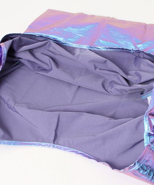 yuw（ユウ）の「ｍｅｔａｌｌｉｃ　ＳＤ２　181913（エコバッグ/サブバッグ・レディース・その他/その他2/その他1/ブラック系その他/ライトグレー・FREE）」の22枚目の写真